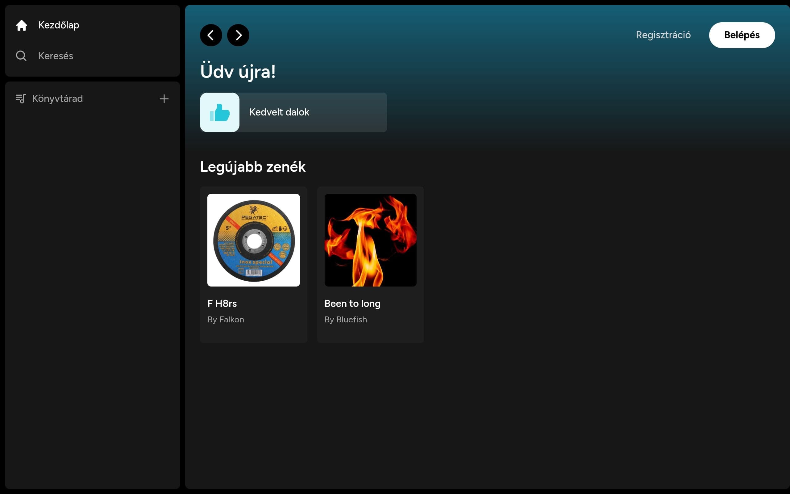 Spotify Clone – Next.js és Supabase zenelejátszó webalkalmazás